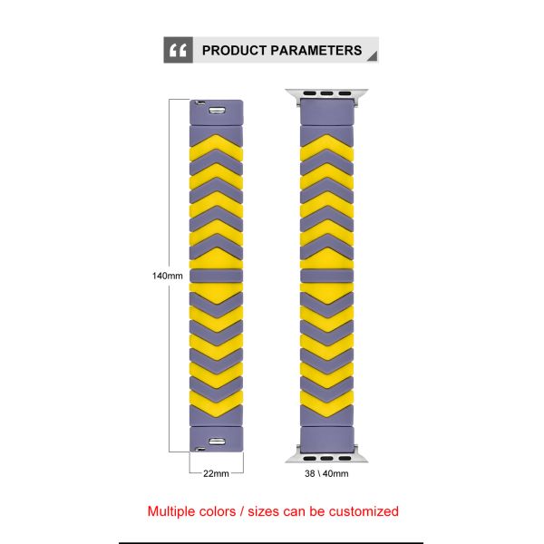 Ремешок силикона спорта быстрого выпуска умный на Яблоко 38/40/42/44mm