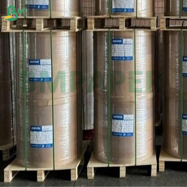 80 g de papel kraft extensible de alta resistencia sin blanquear para bolsas de compras