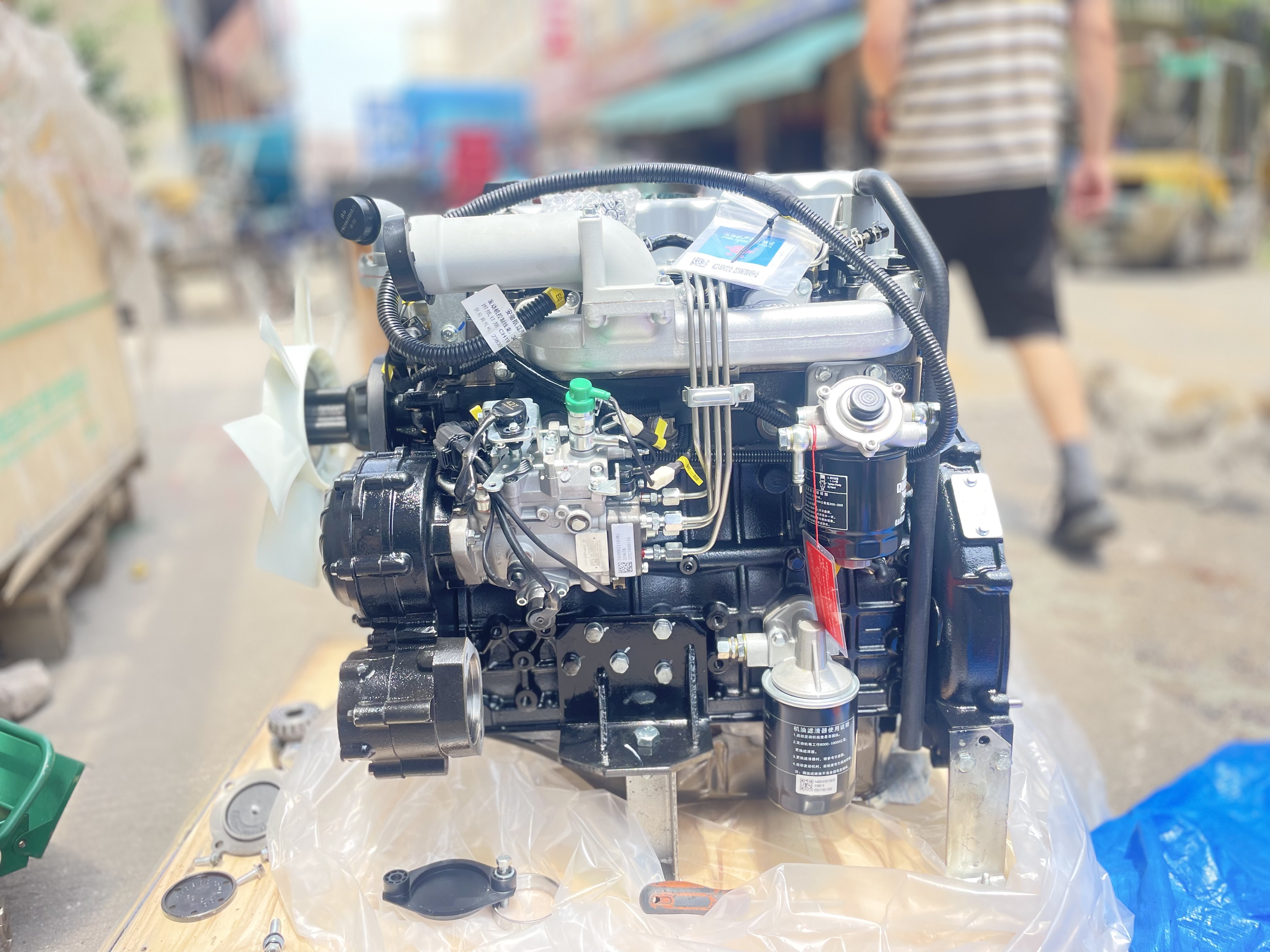Quanchai 3 Ton & 3.5 Ton Heli Forklift with Electric Start Euro 2 Mechanical Throttle Water-Cooled Engine Assembly C02-627