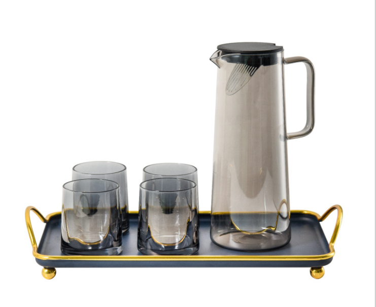 Black Rustproof 7mm Thickness Metal Jewelry Tray