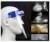 transparent plastic PET Protective Shields medical face shield disposable visor faceshield