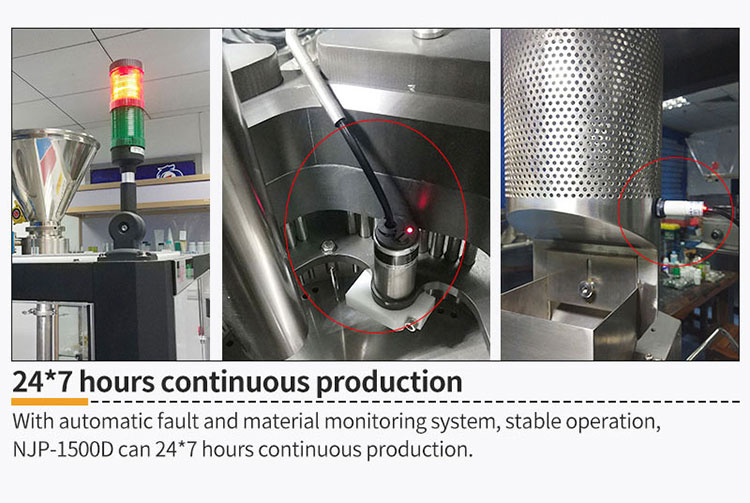 90000pcs/H 3 бурит заключение машины заполнителя капсулы