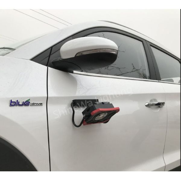 10W Magnetic Solar Rechargeable Handheld Led Work Lights Tripod Mounted