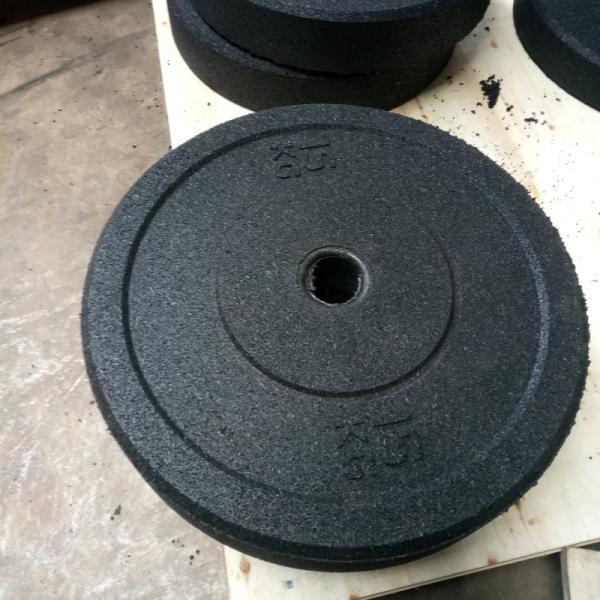 60-70 ShoreA Hardness Rubber Weight Plates with Cushioned Design for Intense Running Workouts