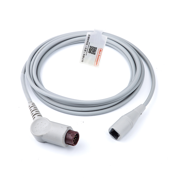 Compatible HP Medical Portable Invasive Blood Pressure Cable , Multifunctional IBP Adapter Wire