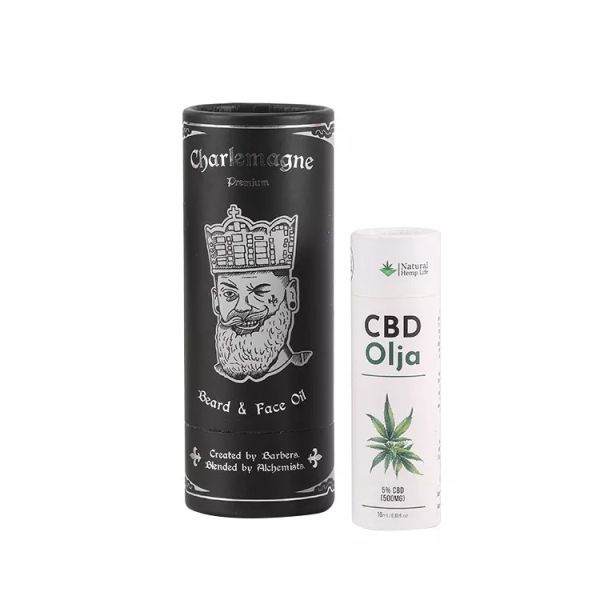 10ml CBD Essential Oil Round Paper Tube Packaging Cosmetic Cylinder Tubes Packaging