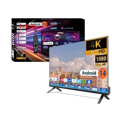 Frameless Smart TV with Android 12 and 97% Screen-to-Body Ratio for Home and Hotel