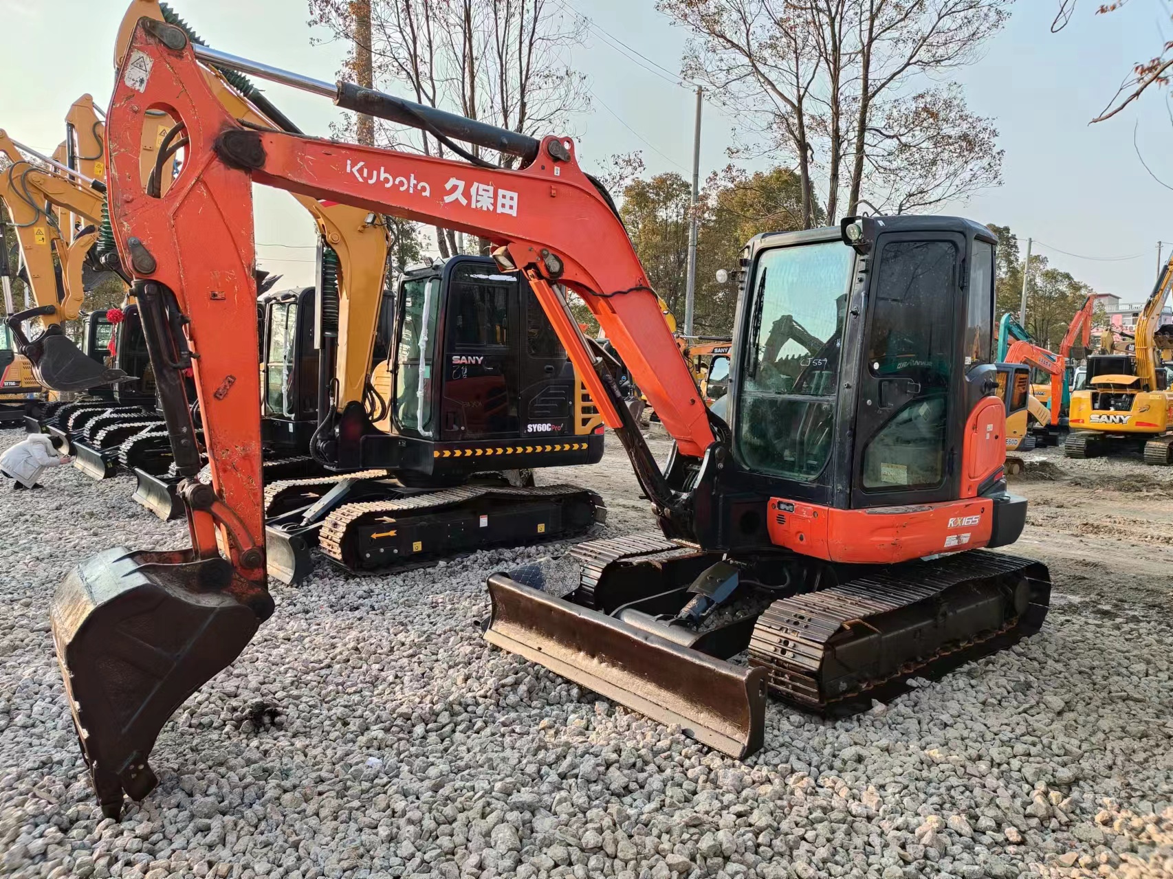 Кубота KX165 экскаватор Удобная кабина и простое обслуживание для максимальной производительности