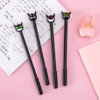 Halloween Plastic Black Ghost Gel Pen Creative Cool Gift Devil Signature Pen