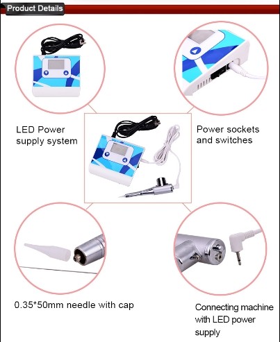 French Style Silver Motor Semi-disposable Tattoo Permanent Makeup Machine Pen