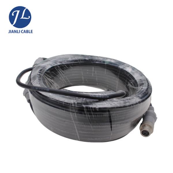 Waterproof 4 Pin Aviation Truck Trailer Connect Cable For Backup Camera System