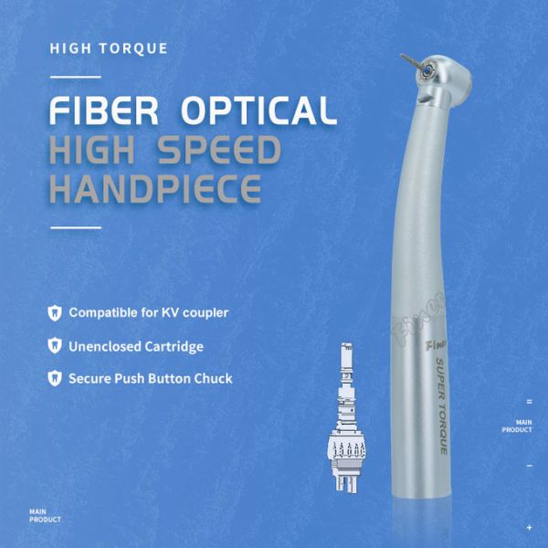 Turbine Quick Coupling Dental Handpiece Unit Fiber Optic High Speed Handpiece