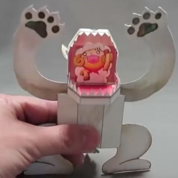 DIY Paper Toys Origami Toys Creative Cartoon Origami Paper Toys Organ Bounce Explosion Transformers Robot Origami Toys