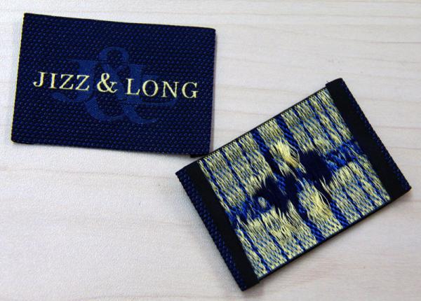 Clothing Woven Labels Customized  Luxury  Design viaries size With Veins for Men\s Collection
