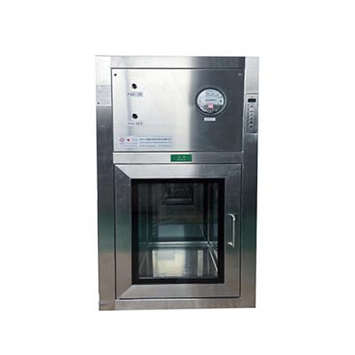 Stainless Steel Plate Clean Room Equipment Air Shower Clean Pass Modular Clean Room Pass Box GMP
