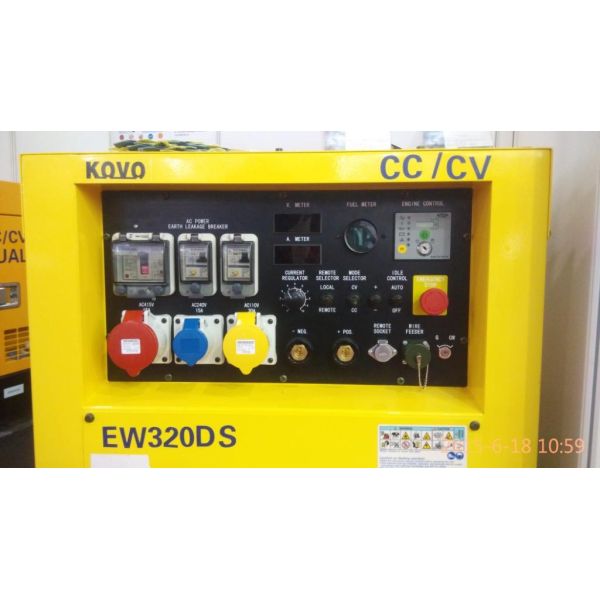 3000 Watts Sollar Panel Diesel Welder Generator Frequency 50/60HZ BRUSHLESS EW320DST
