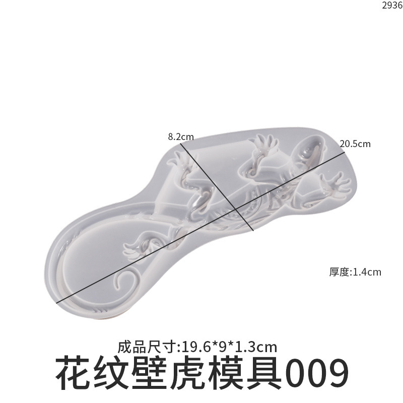 DIY Drip Glue Flying Dragon Sea Turtle gecko Chameleon Wall Hanging Silicone Mold Fire Dragon Gypsum Ornament Grinding Tool