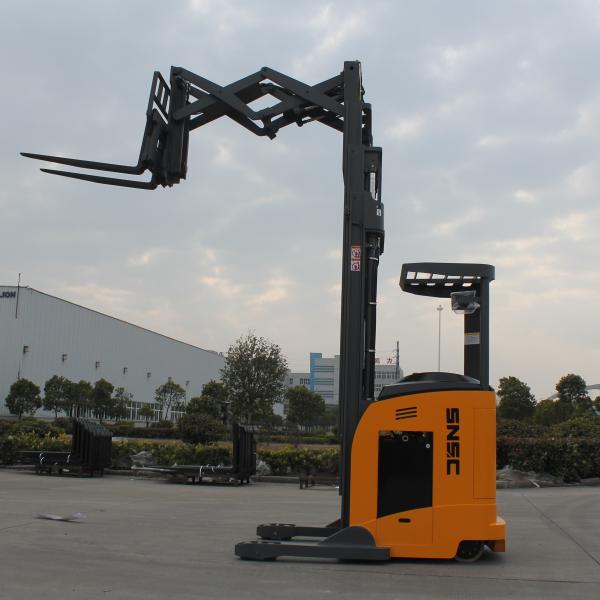 Smooth Material Handling SNSC 1500kg 2000kg Electric Reach Forklift  Double Scissor