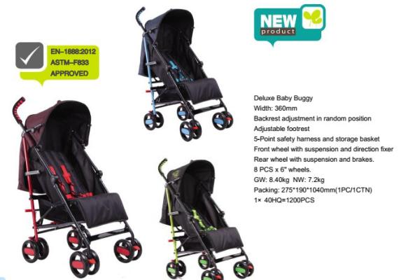 Deluxe baby buggy