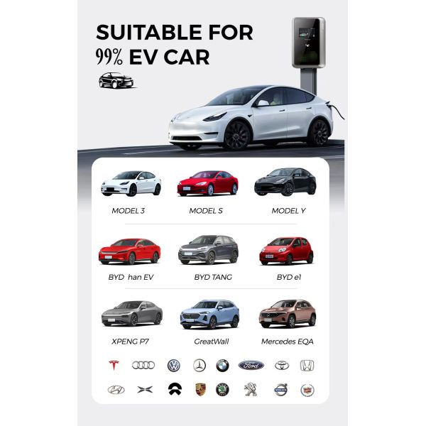 Stations de recharge électriques domestiques de haute qualité de 21 kW