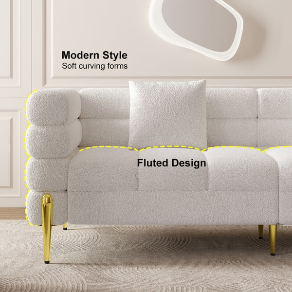 Luxury Living Room Sofa Set Fabric Velvet Sofas Modern Sectional Cover Couch Recliner