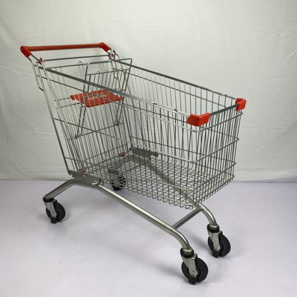 180L Q195 Steel Supermarket Shopping Trolley CE Certificate