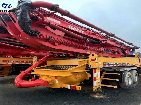 Refurbished Second Hand Concrete Trucks 2012 Used Pump Trucks SY 5313THB 46 Sany