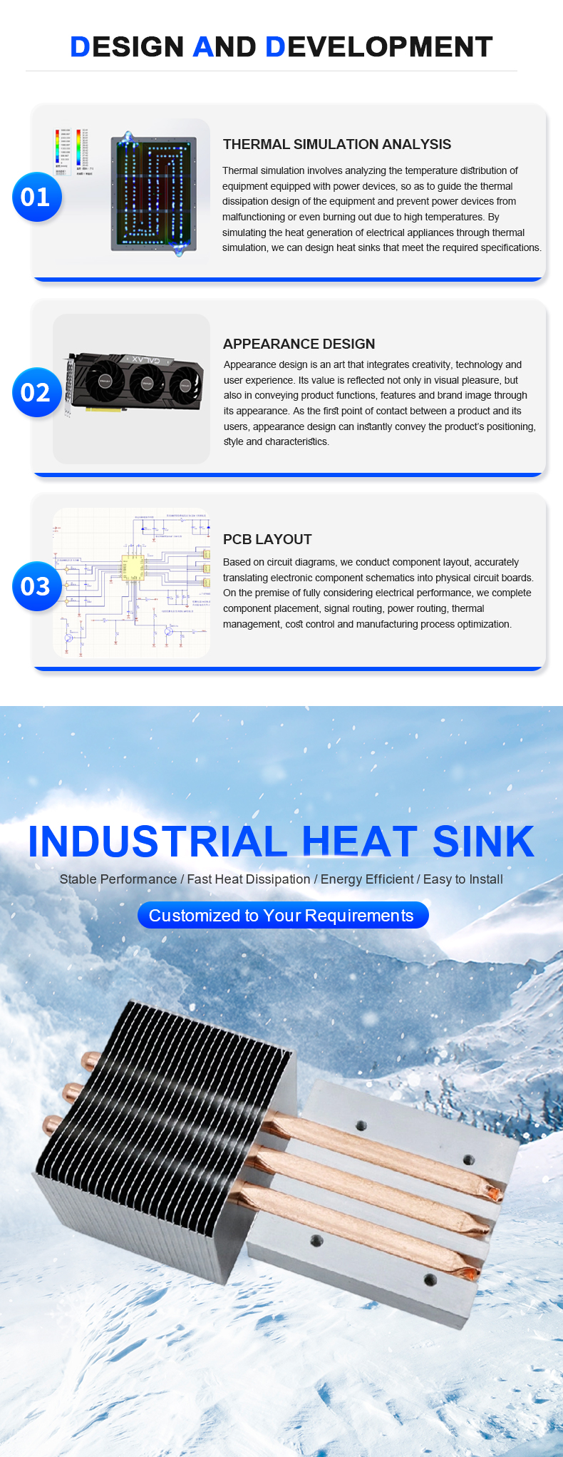 High Efficiency 3 Copper Heat Pipe Aluminum Fin Radiator Passive Cooler for Medical Device Projector