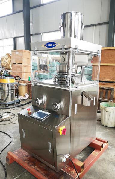 42000 Pcs / H Lab Pharmaceutical Pill Press Machine PLC Touch Screen Control