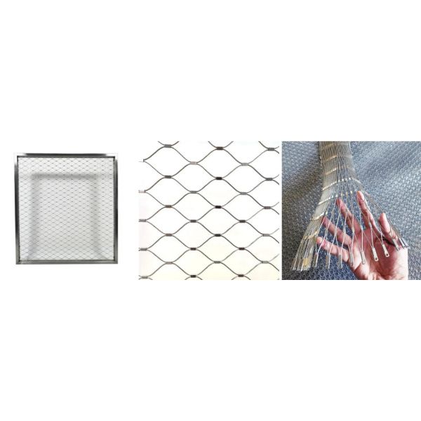Rope Fencing Screen Architectural Wire Mesh