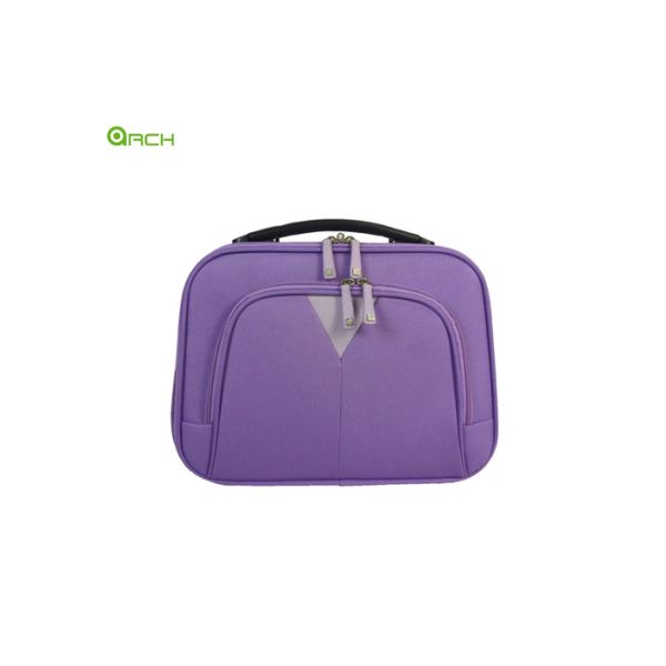 600D Cosmetic Vanity Duffle Travel Luggage Bag with one front pocket