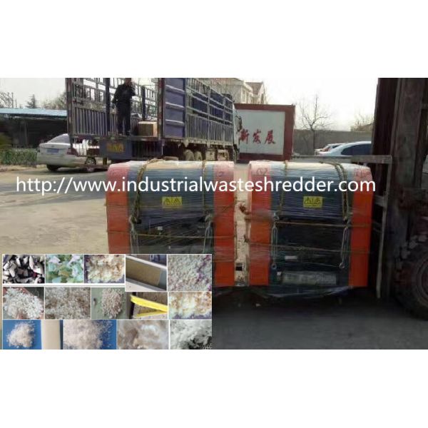 Eficiência elevada customizável Waste da saída da máquina da retalhadora da esponja/espuma