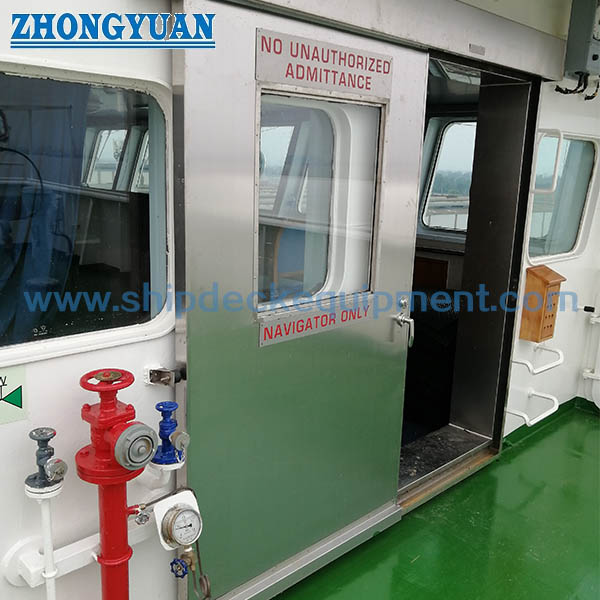 Ядровый оборудовать морского пехотинца раздвижной двери рулевой рубки моста нержавеющей стали доказательства