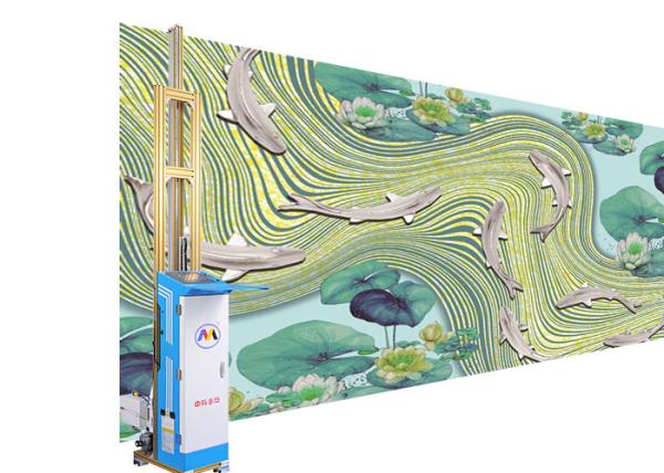 Máquina de impressão original da parede do programa 3d Digitas do aquecimento da tinta do uso do tempo frio