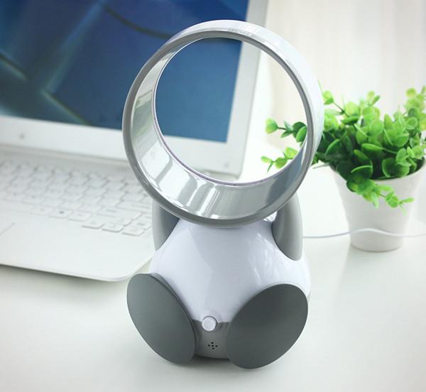 USB Handheld Robot Bladeless Fan Portable Chargeable Mini Bladeless Cooling Fan