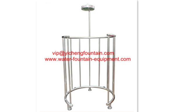 Stainless Steel 304  Vicky Showers Swimming Pool Fittings Customized Size