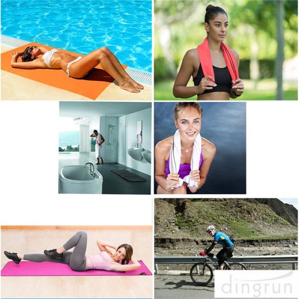 Lightweight Super Absorbent Antimicrobial Fast Drying Microfiber Gym Towel Sweat Towels For Sport Fitness