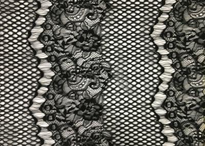 Customized Color Fashion Lingerie Lace Fabric Beads / Rhinestones Decoration