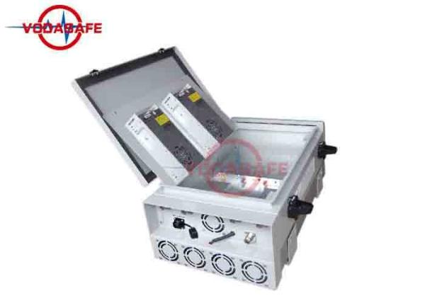 Silver Color Cell Phone Jamming Device Fixed Six Frequencies Options For Jail