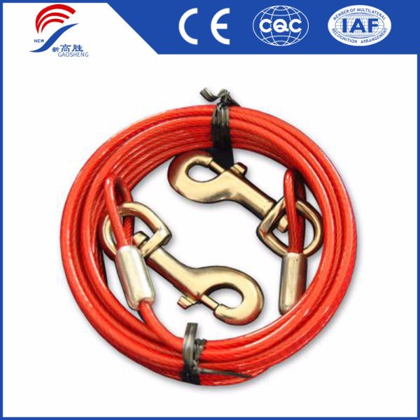 PVC Plastic Coated Spool Galvanized Wire Rope 7x19 45# 60# 70#