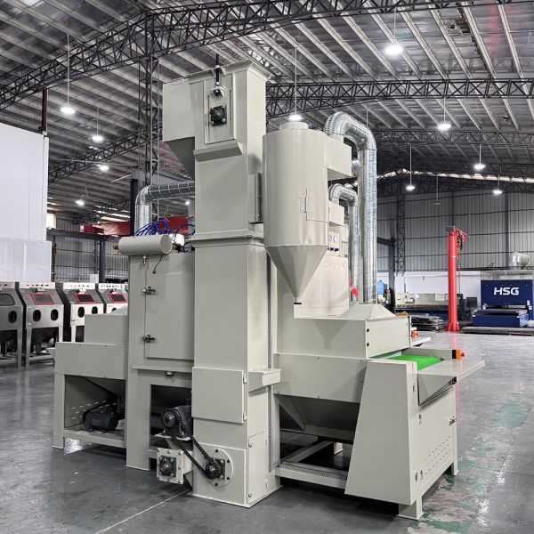 Conveyor Type Dustless Automatic Sandblasting Machine