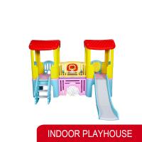 Les enfants de plastique colorés font du jardinage la Chambre de jeu des enfants d'intérieur de maisons de théâtre