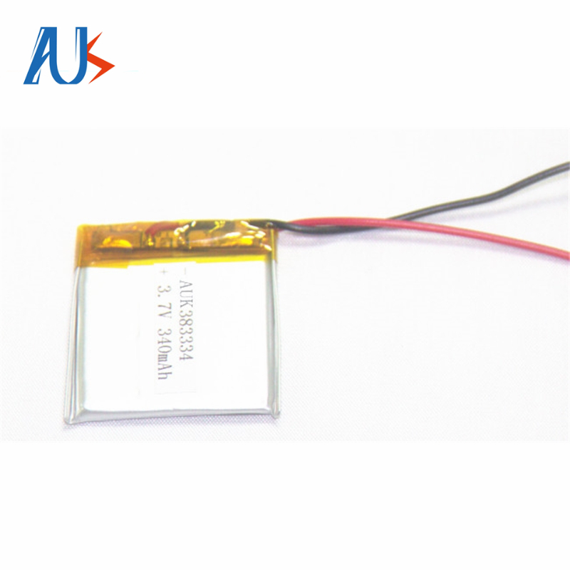 3.7V 340mAh Литий полимерная батарея 383334 Литий-ионные батареи