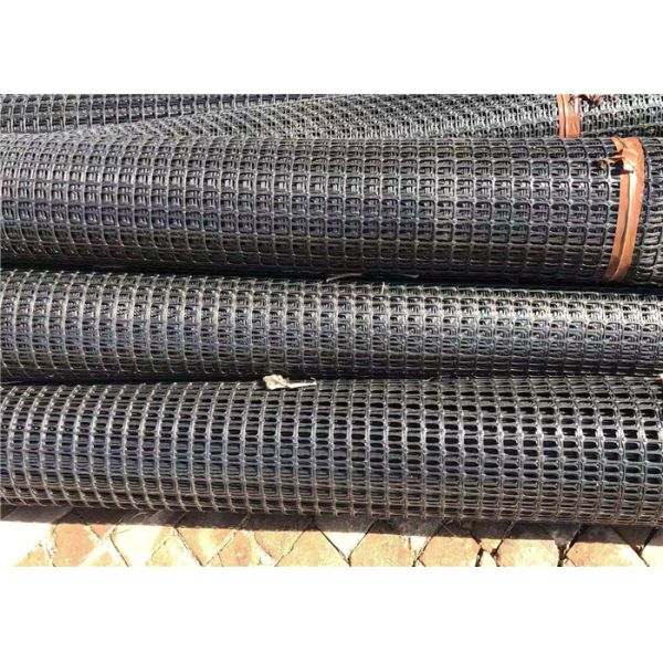 Increasing Roadbed Bearing Capacity 15KN 50m Biaxial Plastic Geogrid