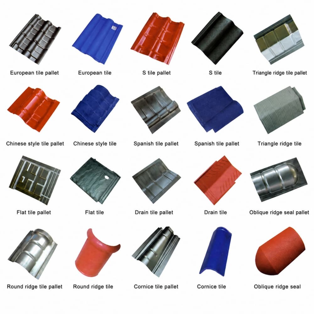 SMY8 Series Automatic Concrete Roof Tile Making Machine High‑Speed Hydraulic Cement Roof Tile Production Machine