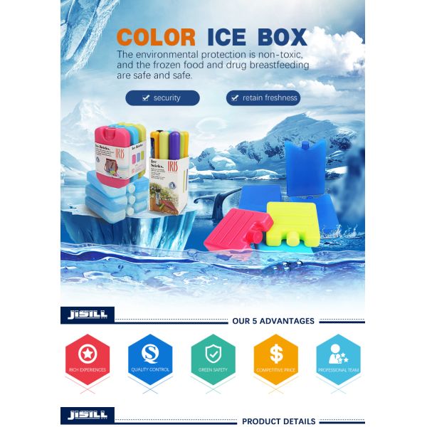 Customized HDPE  Cylinder Ice Pack 100ml For Refrigerating Beverage Cans For Food Frozen