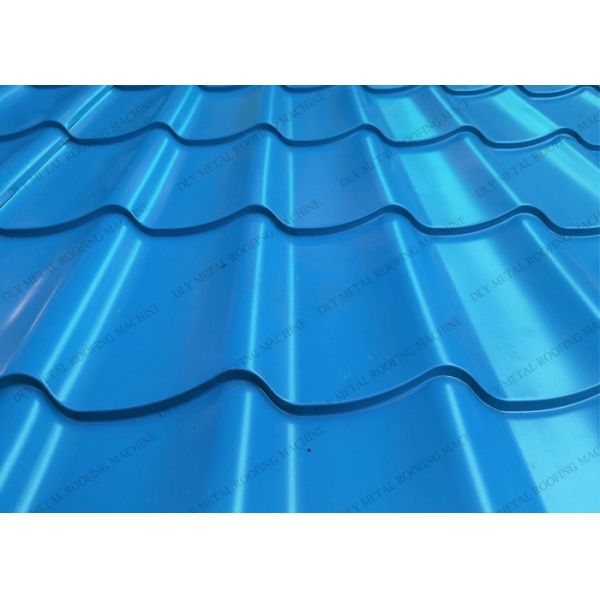 15kw 14 Step Tile Roll Forming Machine 5000mm Metal Roofing Machine