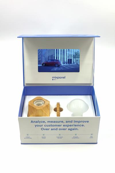 Lcd Screen Gift Video Box Customized 300mAh 1200mAh Battery Capacity