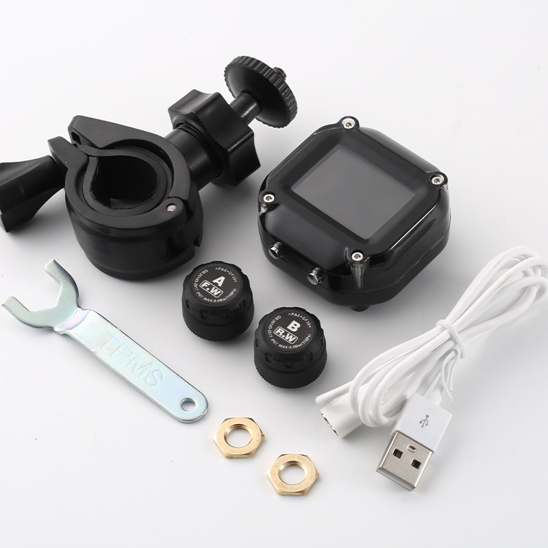 Customizable ABS Plastic Motorcycle Tire Pressure Monitoring Air Pressure