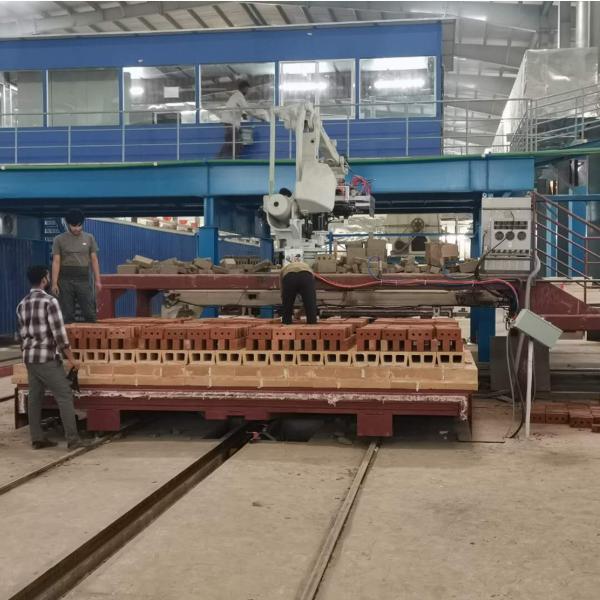 Projeto de forno de túnel de tijolos de argila com nova câmara técnica de secador de tijolos